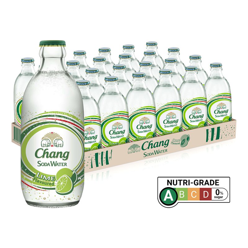 Chang Soda Water - Lime 24 x 325ml (CTN)