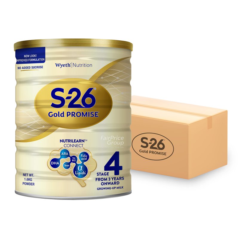 Wyeth S26 Promise Gold Grow Up Milk Formula - Stage 4 (Ctn)