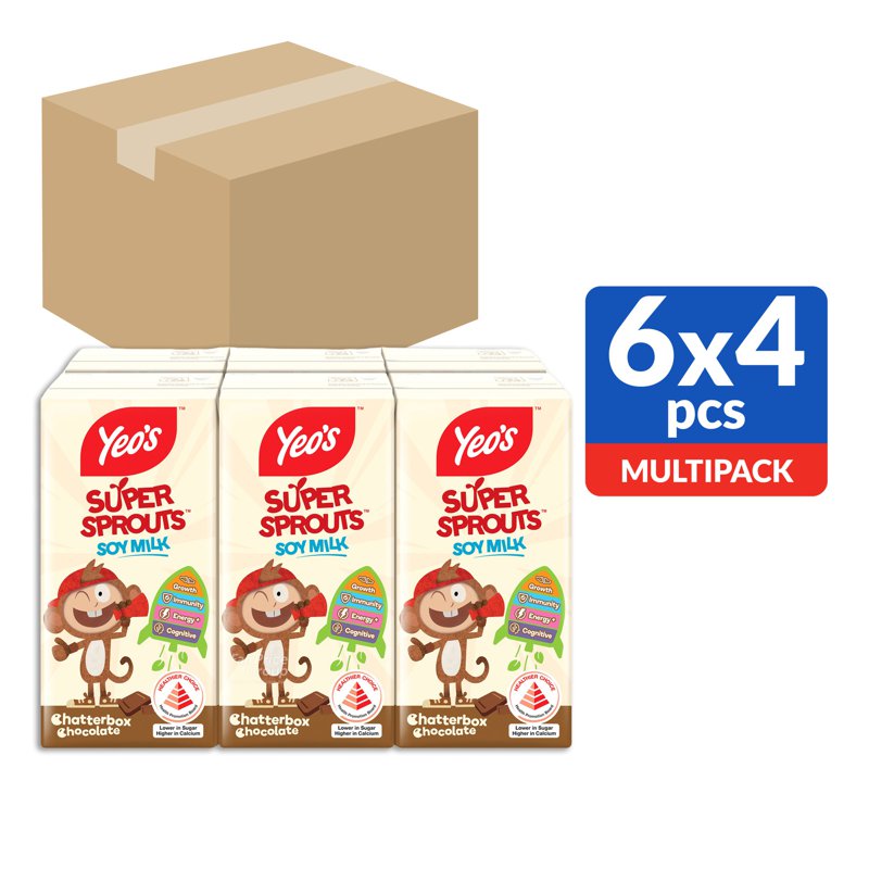 Yeo'S Super Sprouts Soy Milk - Chocolate