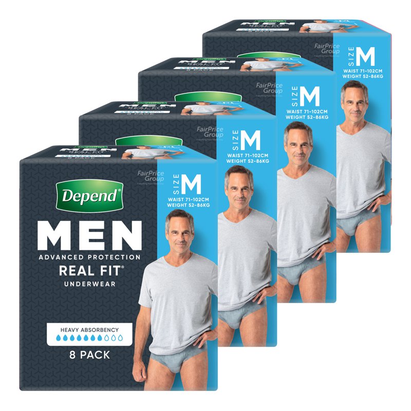 Depend Real-Fit Underwear For Men