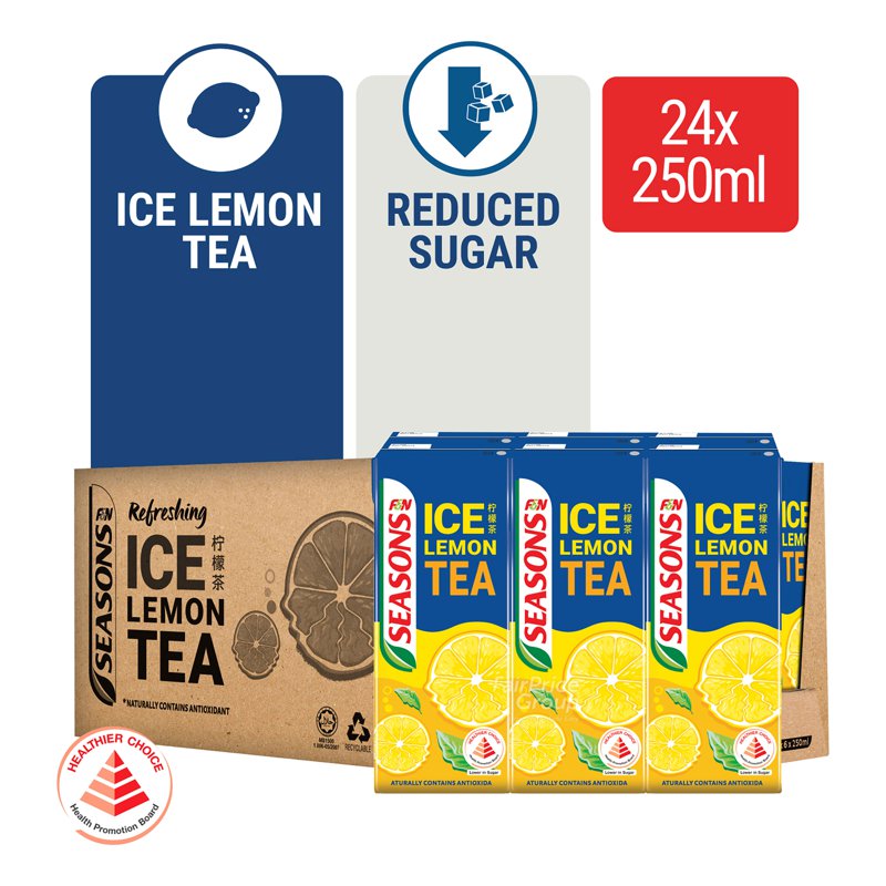 Seasons F&N Seasons Packet Drink - Ice Lemon Tea (Ctn)