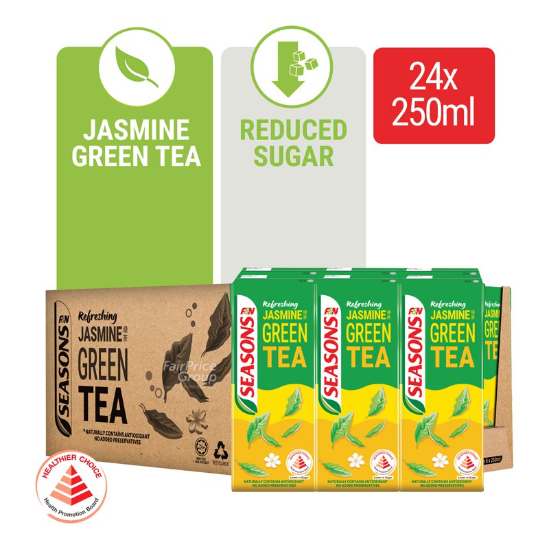 Seasons F&N Seasons Packet Drink - Jasmine Green Tea (Ctn)