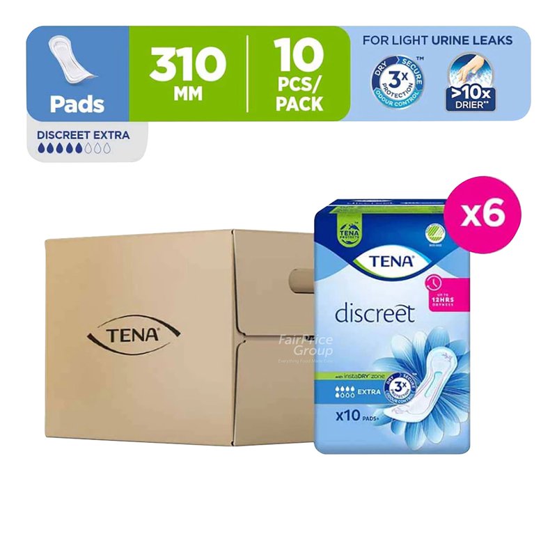 TENA Lady Discreet Night Pad 6 x 10 per pack