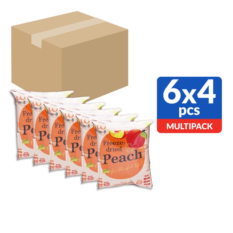 Wel.B Freeze Dried Snack - Peach (Ctn)