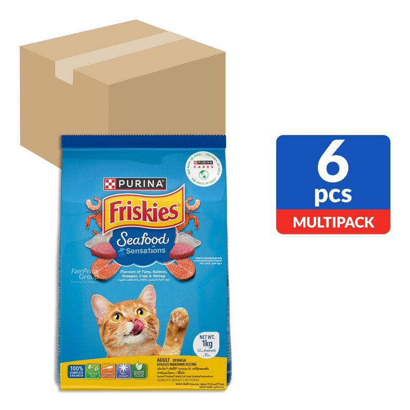 Friskies Delish Cat Dry Food - Seafood Sensations (Ctn)