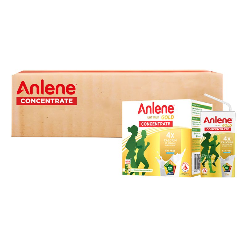 Anlene Gold Concentrate Uht Milk - Fat Free with Collagen (Ctn)