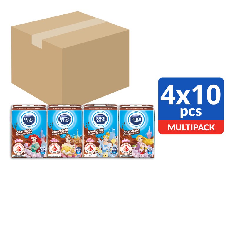 Dutch Lady Princess Uht Kid Milk - Chocolate (Ctn)