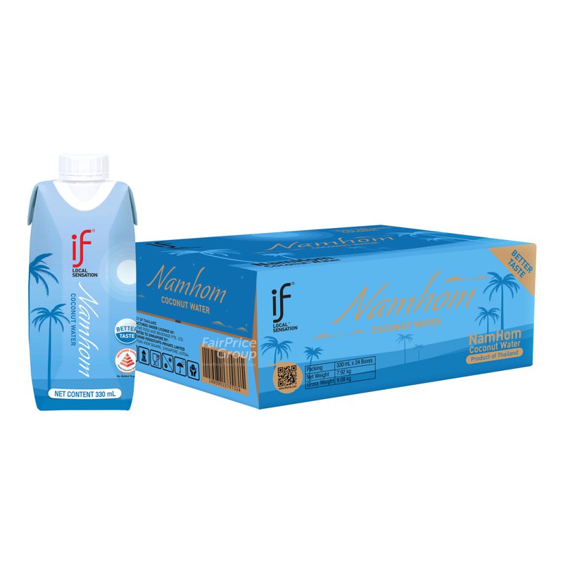 If Local Sensation Namhom Coconut Packet Water (Ctn)