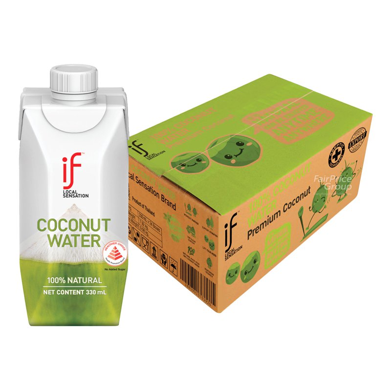 If Local Sensation Coconut Packet Water (Ctn)