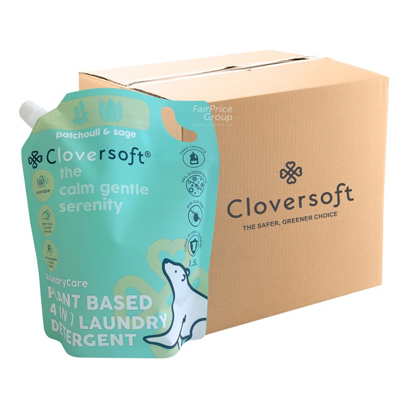 Cloversoft 4 in 1 Laundry Detergent Refill - Patchouli Sage