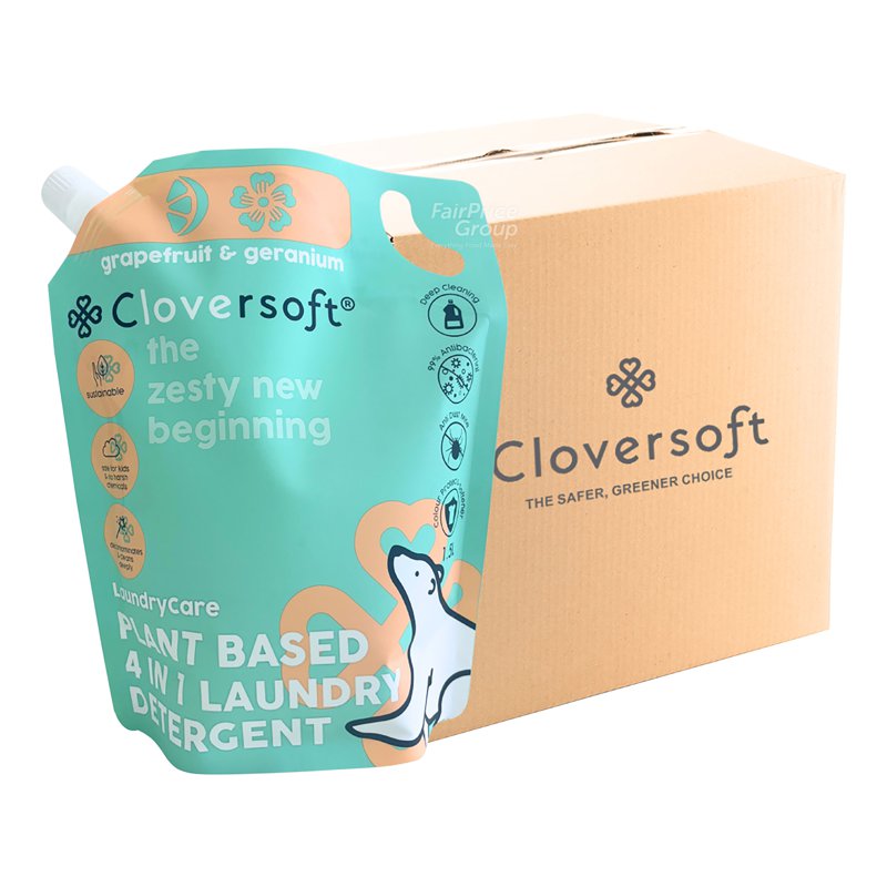 Cloversoft 4 in 1 Laundry Detergent Refill-Grapefruit & Geranium