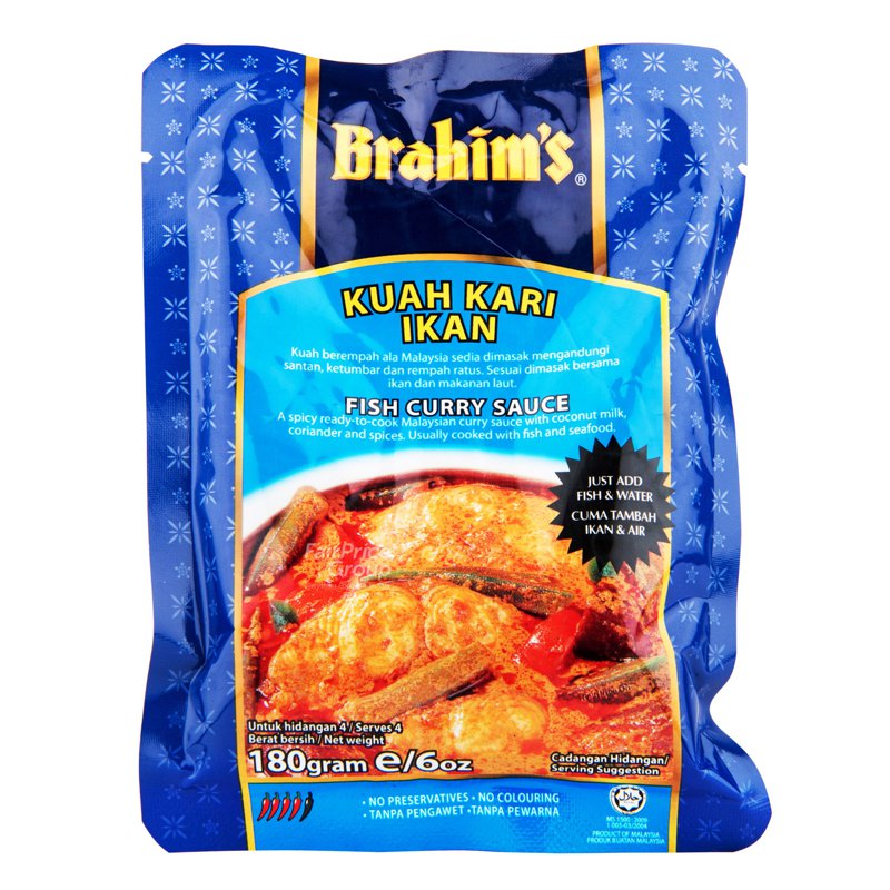 Brahim'S Curry Sauce - Fish