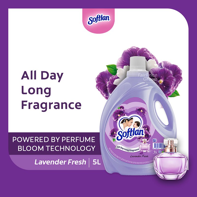 Softlan Fabric Conditioner Softener - Lavender Fresh 5L