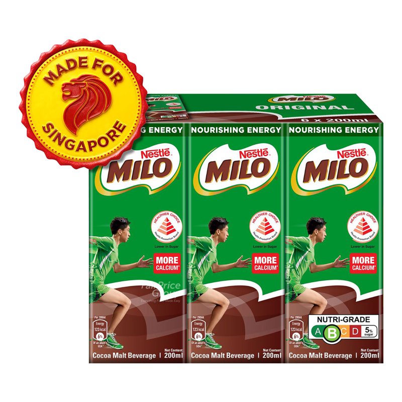 Milo Chocolate Malt Milk Uht Packet Drink