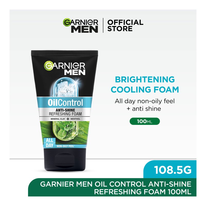 Garnier Men Turbo Light Cleanser Foam - Oil Control