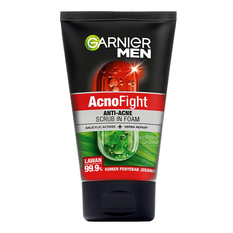 Garnier Men Acno Fight Anti-Acne Scrub in Foam