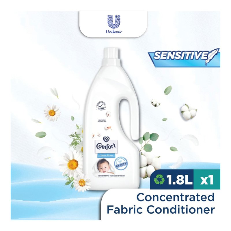 Comfort Ultra Concentrated Fabric Softener - Pure 1.8L