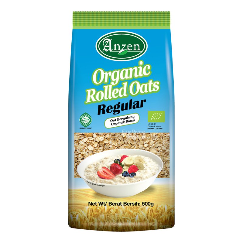 Anzen Organic Rolled Oats - Regular
