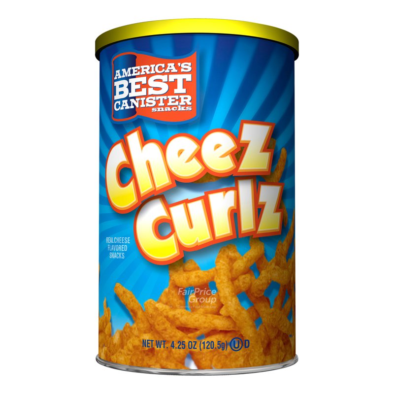 America's Best Canister Snacks - Cheez Curlz 120g