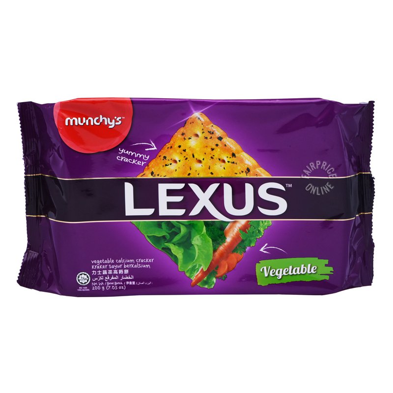 Munchy'S Lexus Sandwich Calcium Crackers - Vegetable