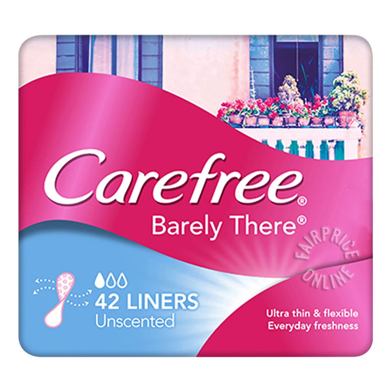 Carefree Barely There Pantiliners - Unscented 42 per pack