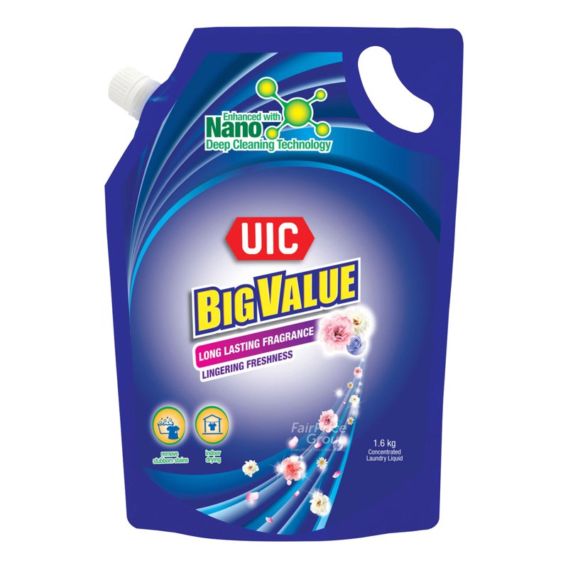 Uic Big Value Liquid Detergent Refill - Floral
