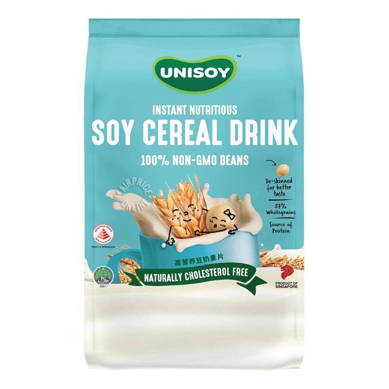 Unisoy Instant Nutritious Soya Drink Sachets - Cereal
