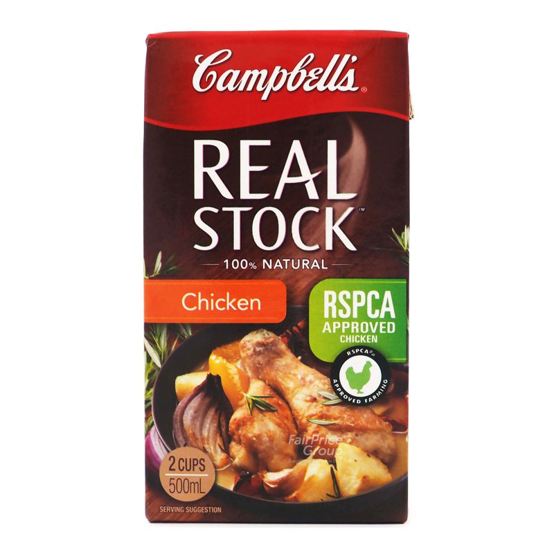 Campbell's 100% Natural Real Stock - Chicken