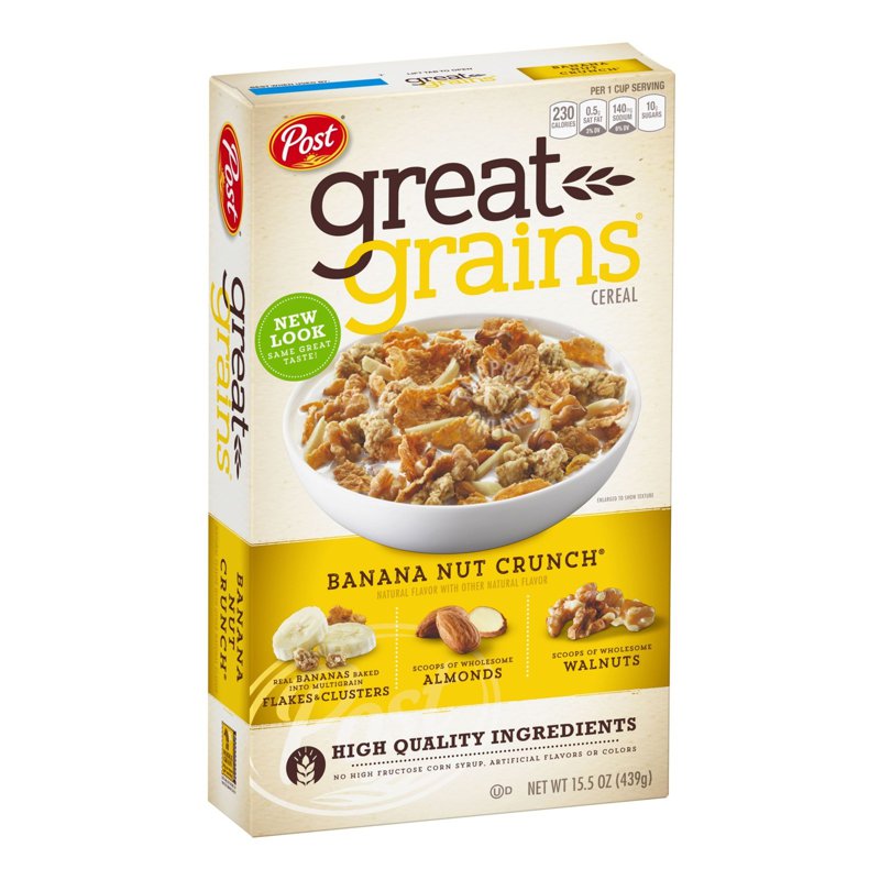 Post Great Grains Cereal - Banana Nut Crunch