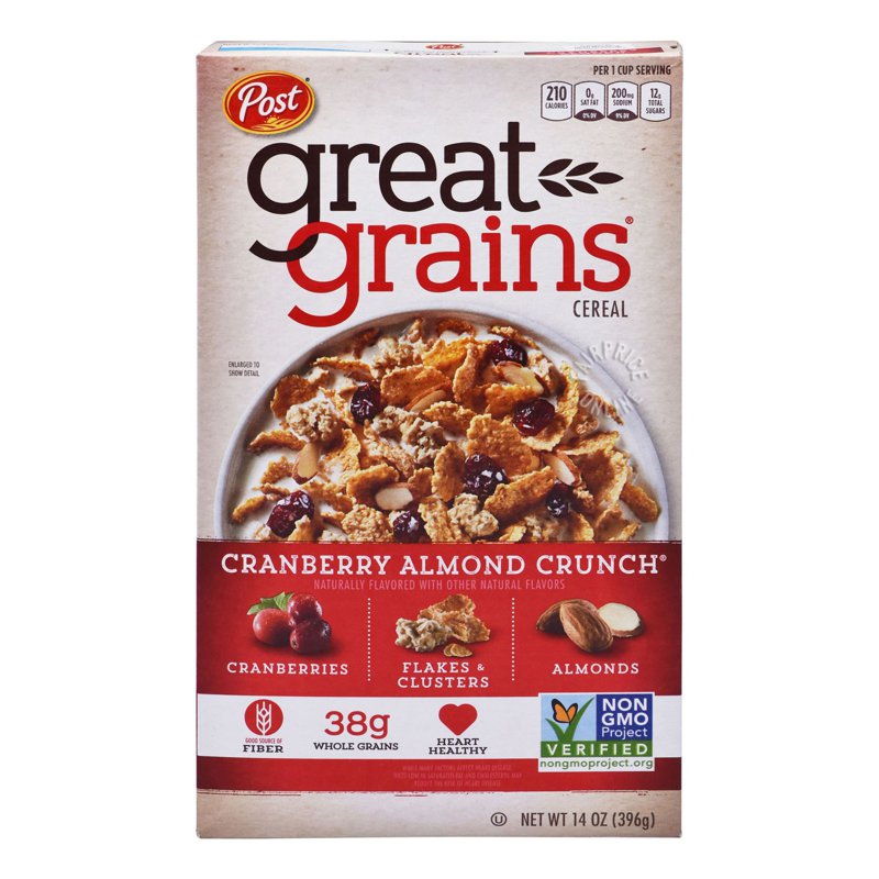 Post Great Grains Cereal - Cranberry Almond Crunch