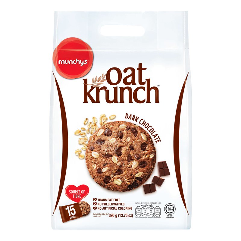 Munchy's Oat Krunch - Dark Chocolate 15 per pack