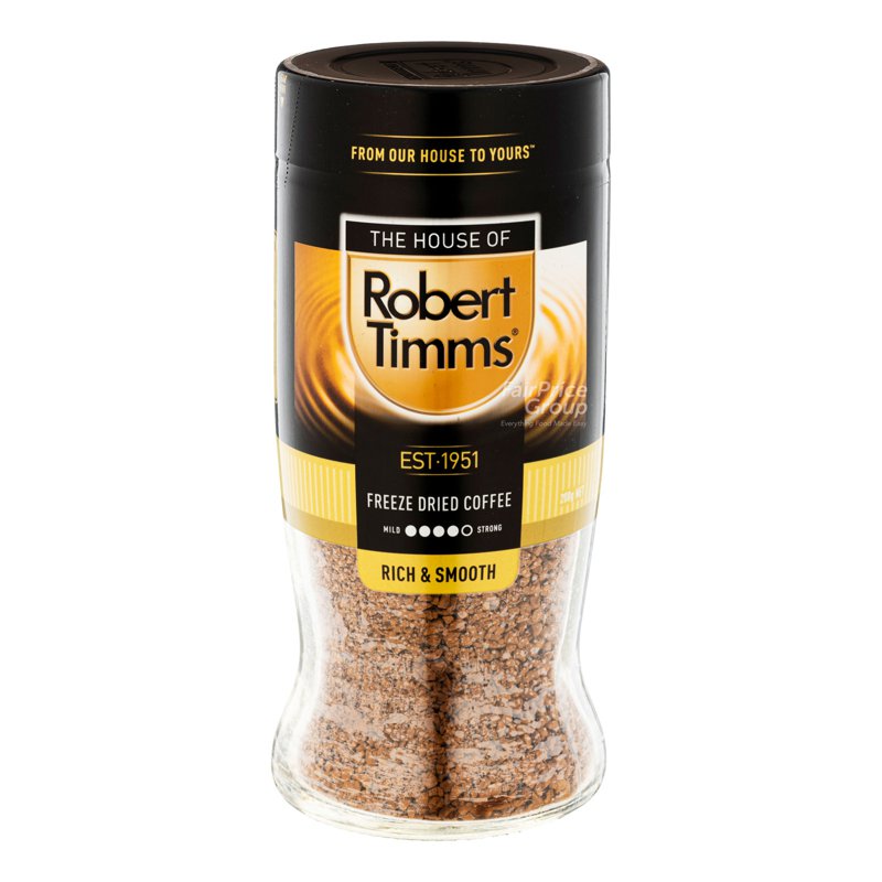 Robert Timms Premium Freeze Dried Coffee - Rich & Smooth
