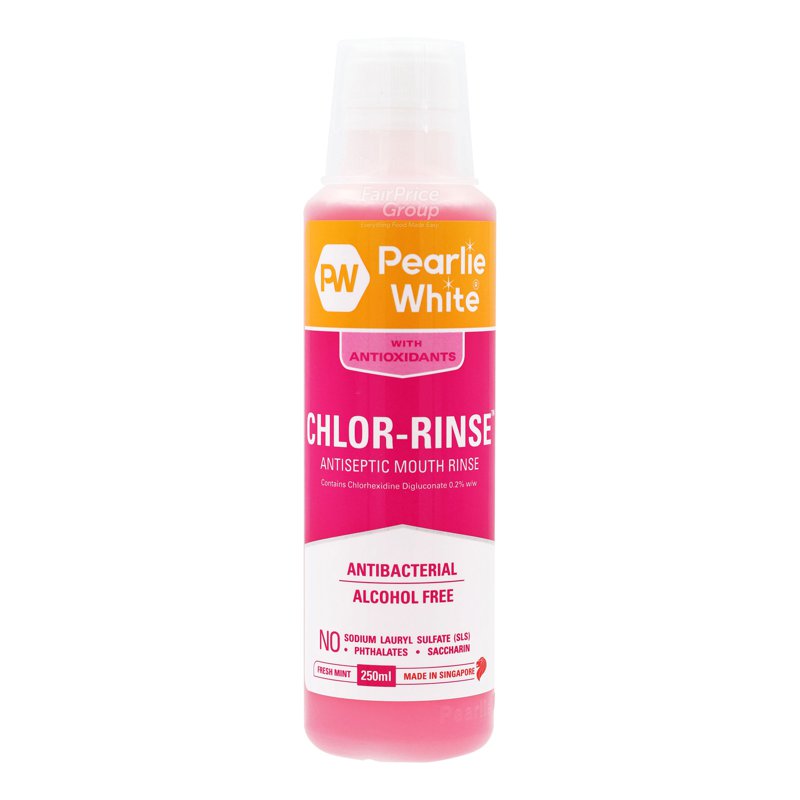 Pearlie White Antiseptic Mouth Rinse - Chlor-Rinse