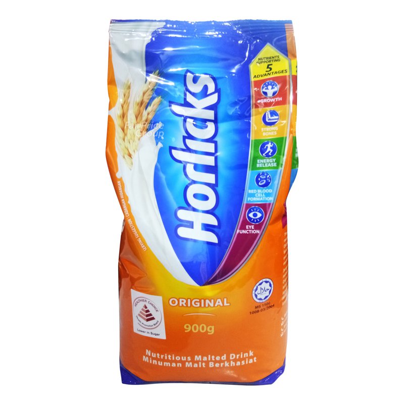 Horlicks Instant Malted Drink Powder - Original 900g