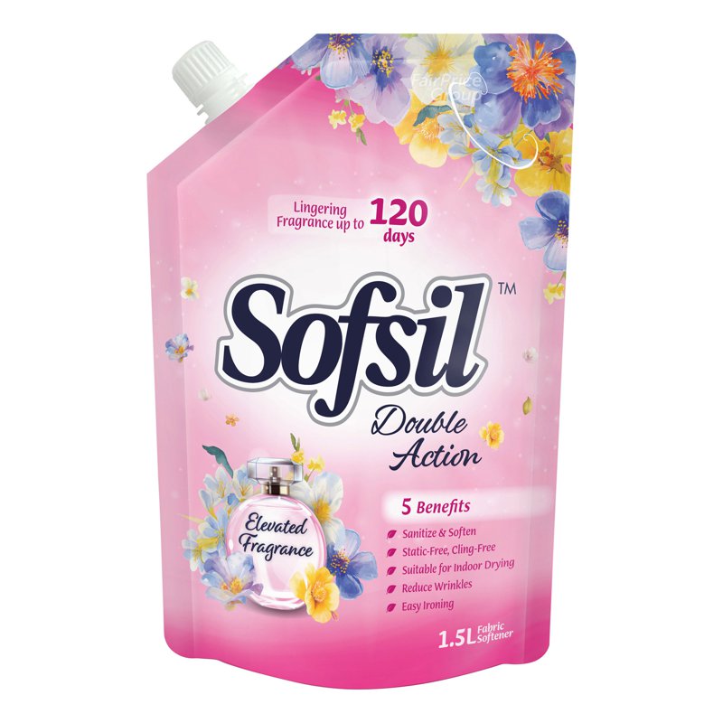 Sofsil Fabric Softener Refill - Double-Action 1.5L