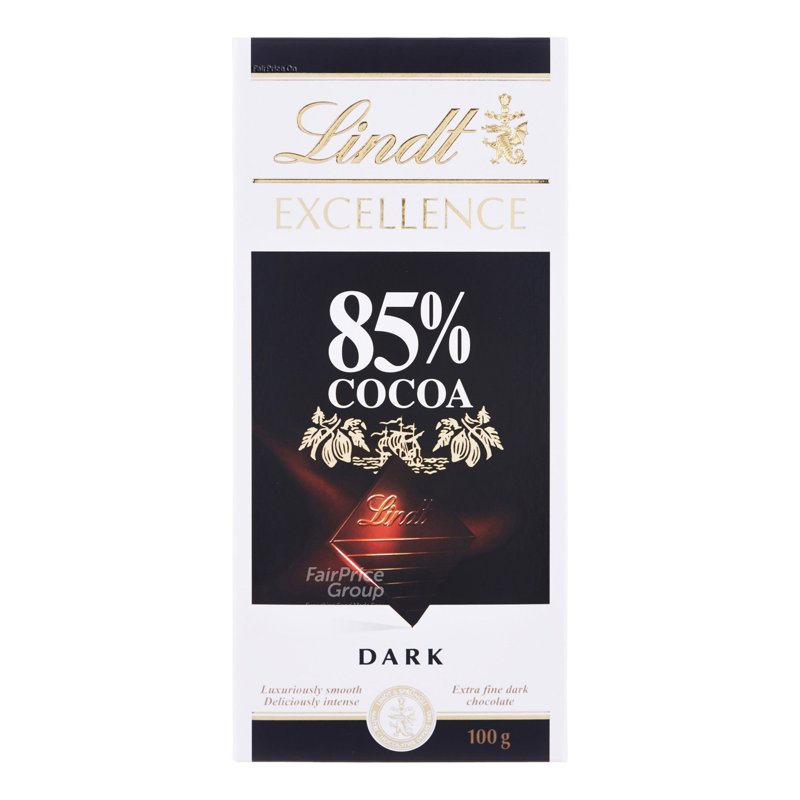 Lindt Excellence Chocolate Bar - 85% (Dark) 100g