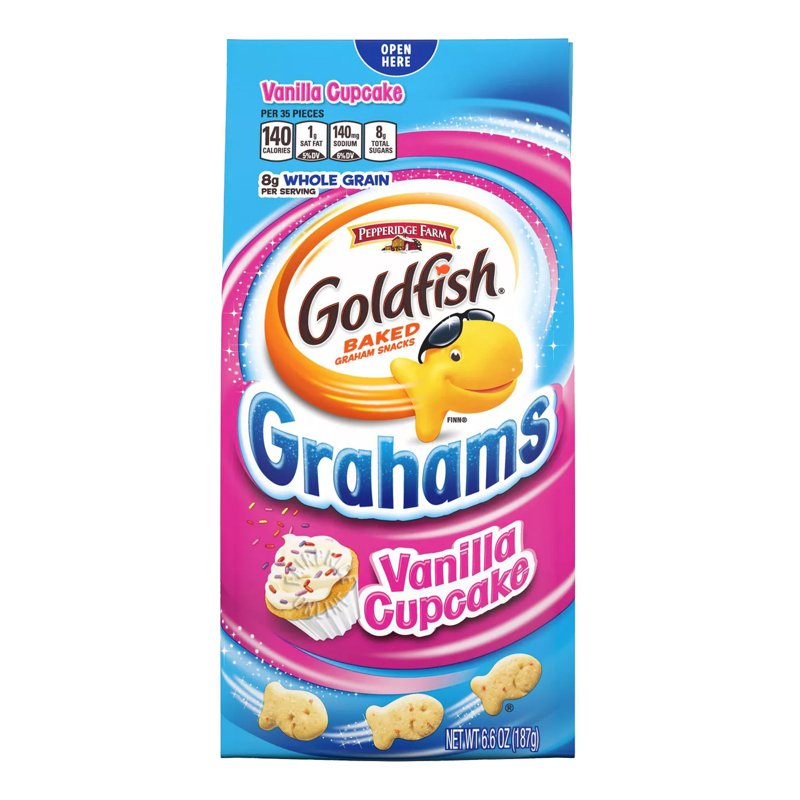 Pepperidge Farm Goldfish Baked Grahams - Vanilla Cupcake 187g