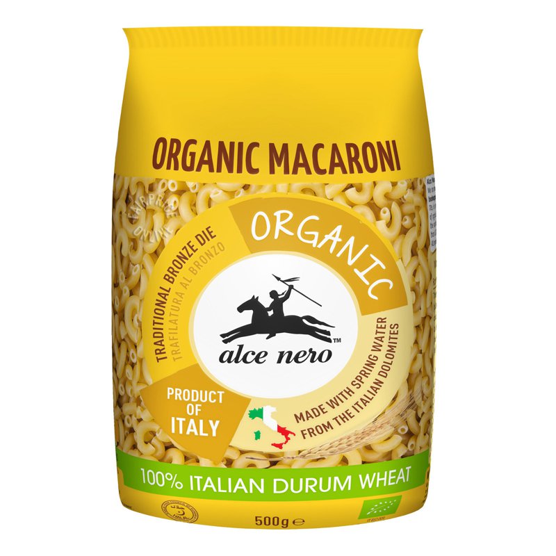 Alce Nero Organic Durum Wheat Pasta - Macaroni