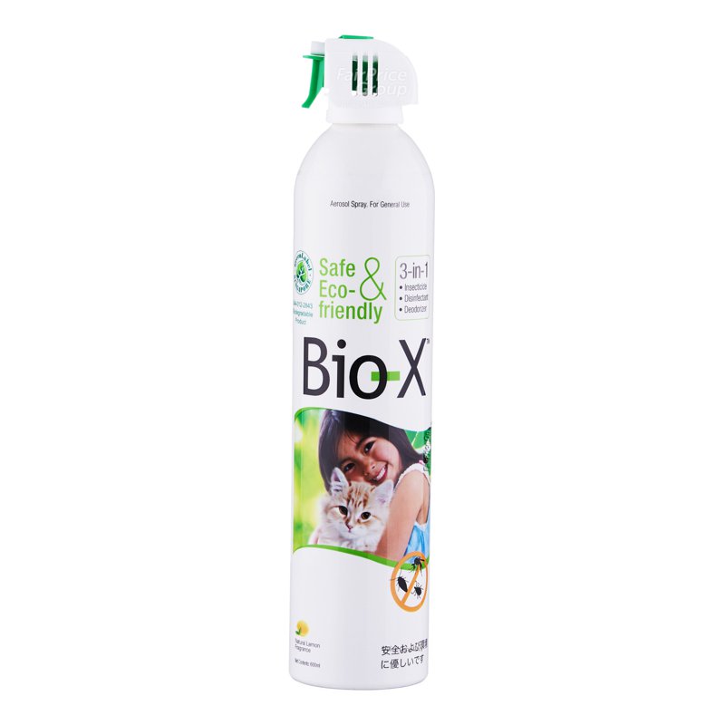 Bio-X 3 in 1 Aerosol Insecticide Spray - Lemon 600ml