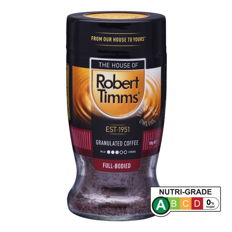 Robert Timms Premium Granulated Coffee - Full-Bodied