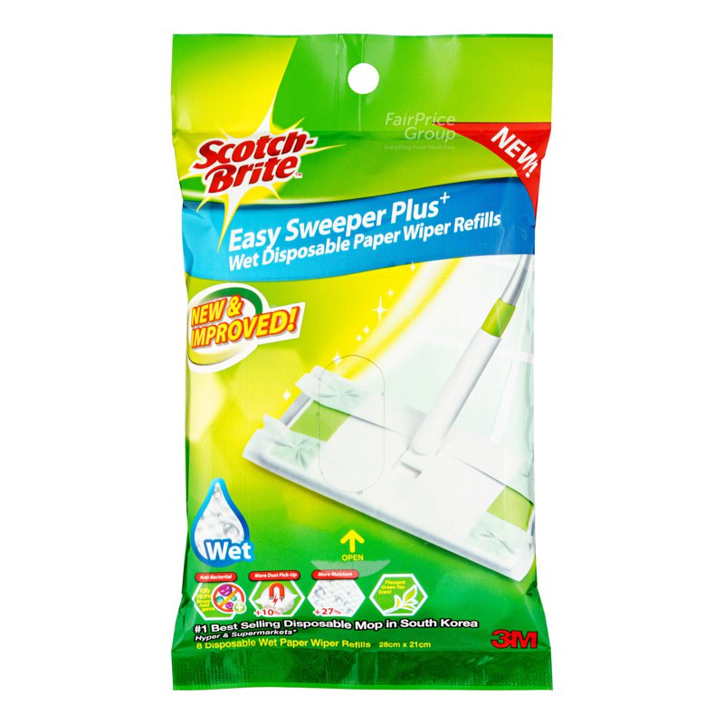 3M Scotch-Brite Disposable Wet Paper Wiper Refills 1 per pack