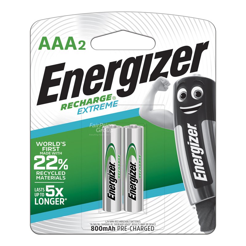 Energizer Recharge Battery - Extreme (AAA) 2 per pack