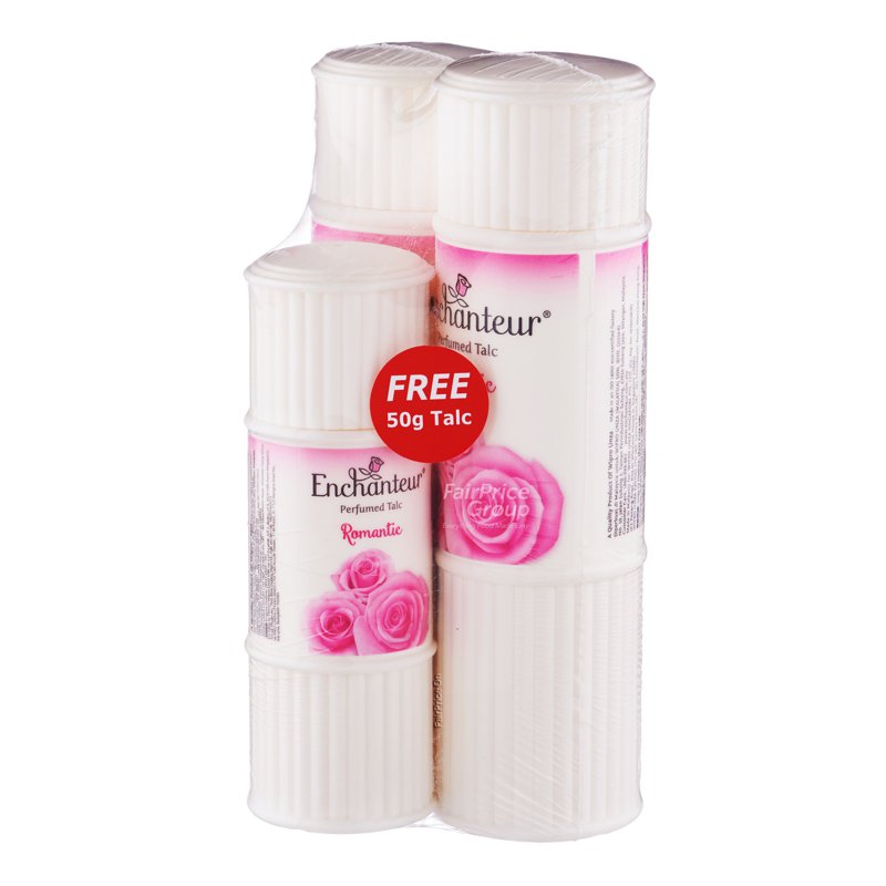 Enchanteur Perfumed Talc - Romantic + free