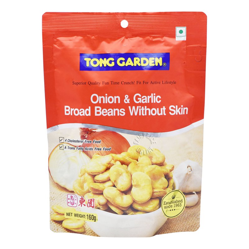 Tong Garden Broad Beans - Onion & Garlic without Skin
