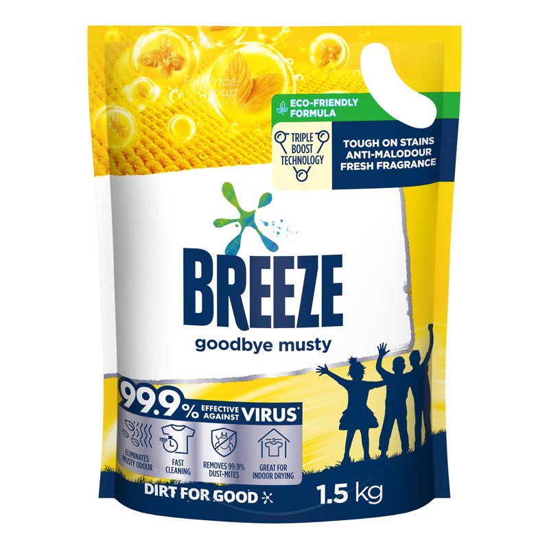 Breeze Liquid Detergent Refill - Goodbye Musty