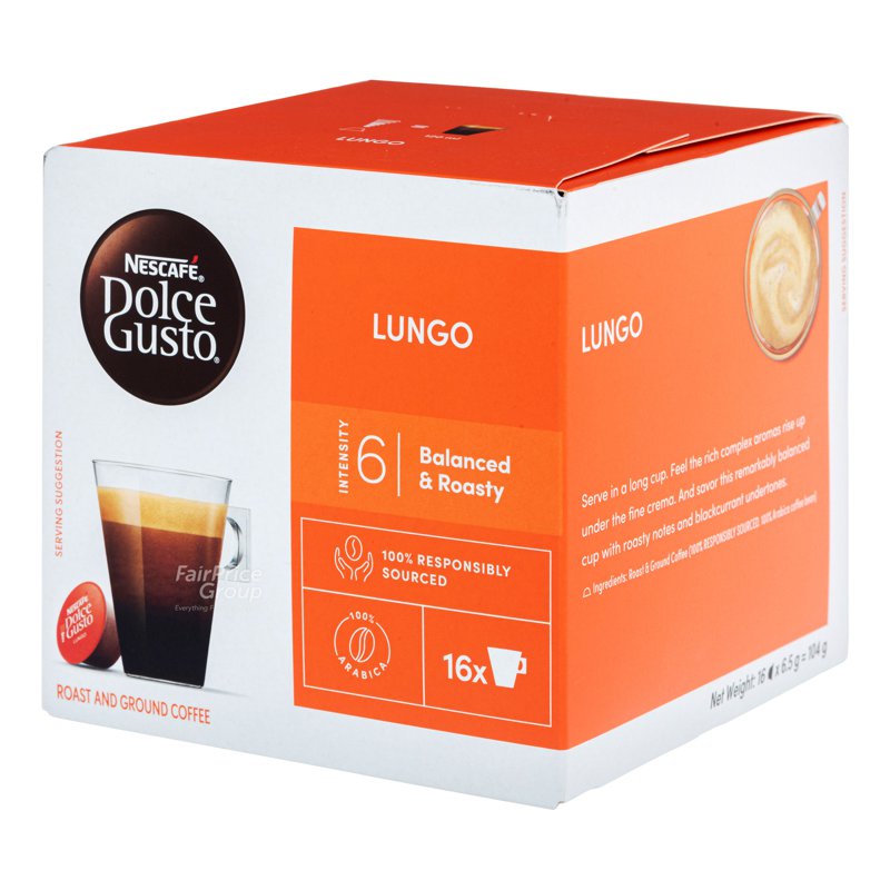 Dolce Gusto Nescafe Dolce Gusto Beverage Capsules - Lungo