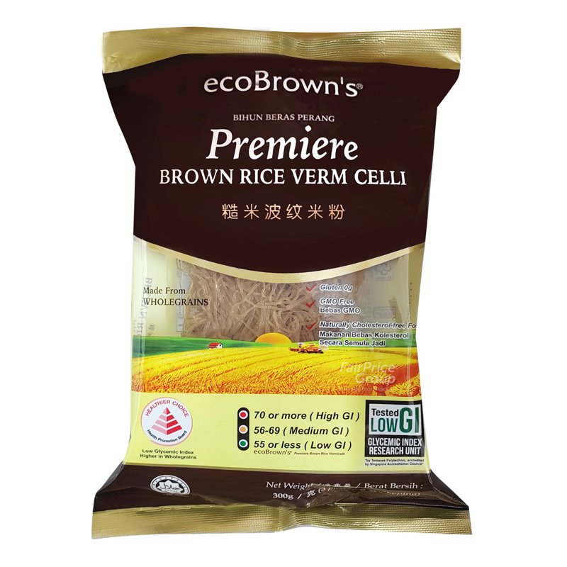 EcoBrown's Premiere Brown Rice Vermicelli 300g