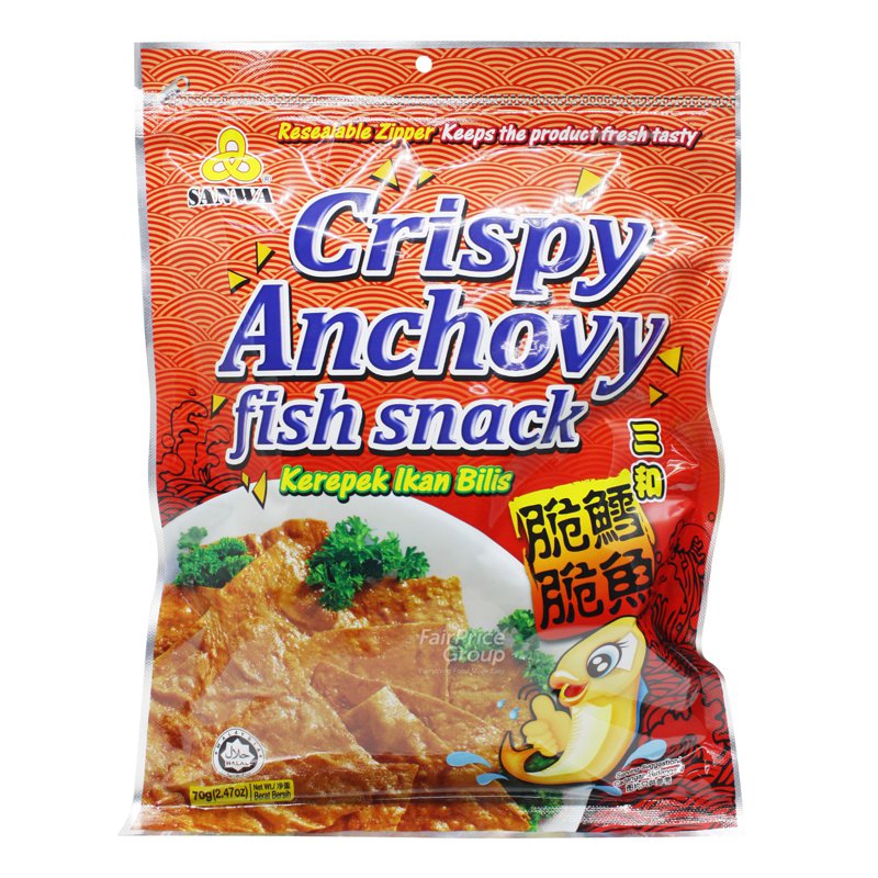 Sanwa Crispy Anchovy Fish Snack