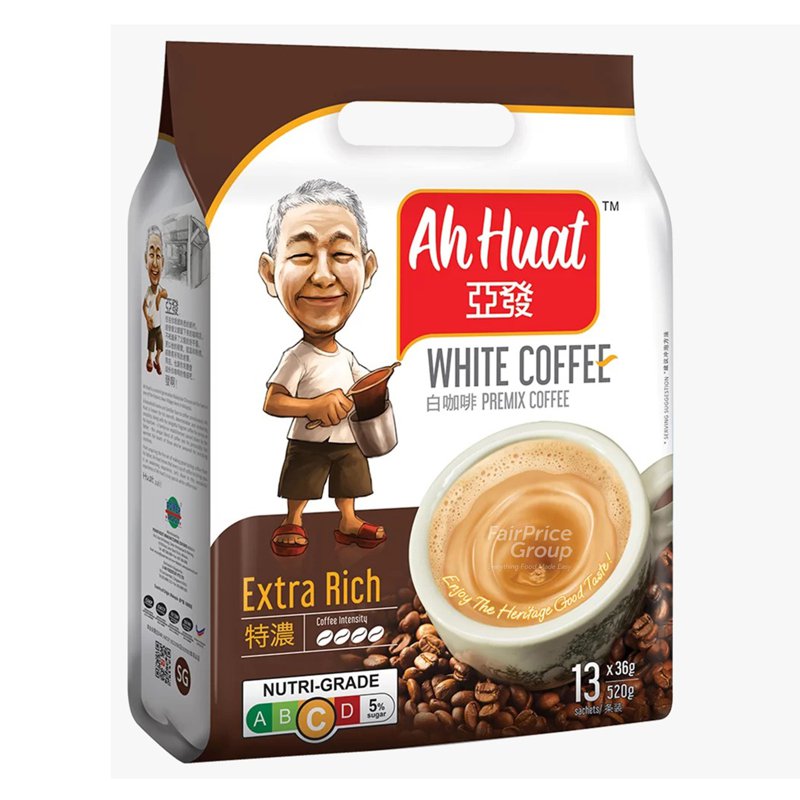 Ah Huat White Coffee - Extra Rich 13 x 36g