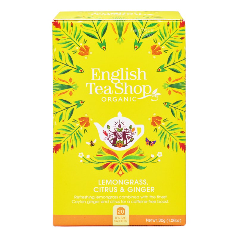 English Tea Shop Organic Tea - Lemongrass Ginger Citrus